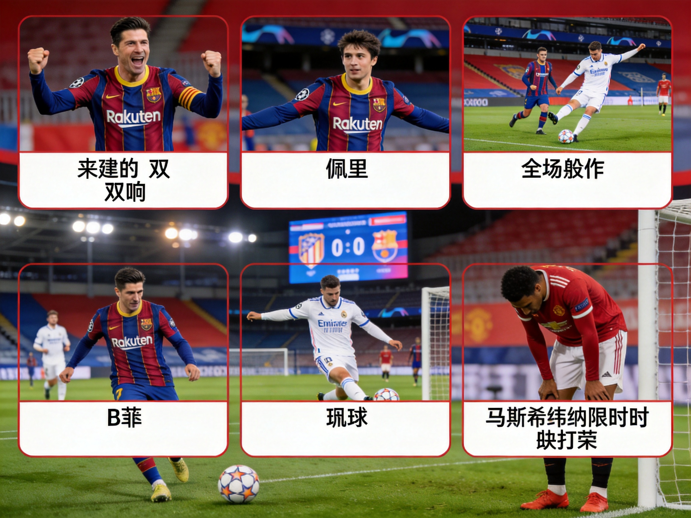 巴薩3-0皇馬集錦圖